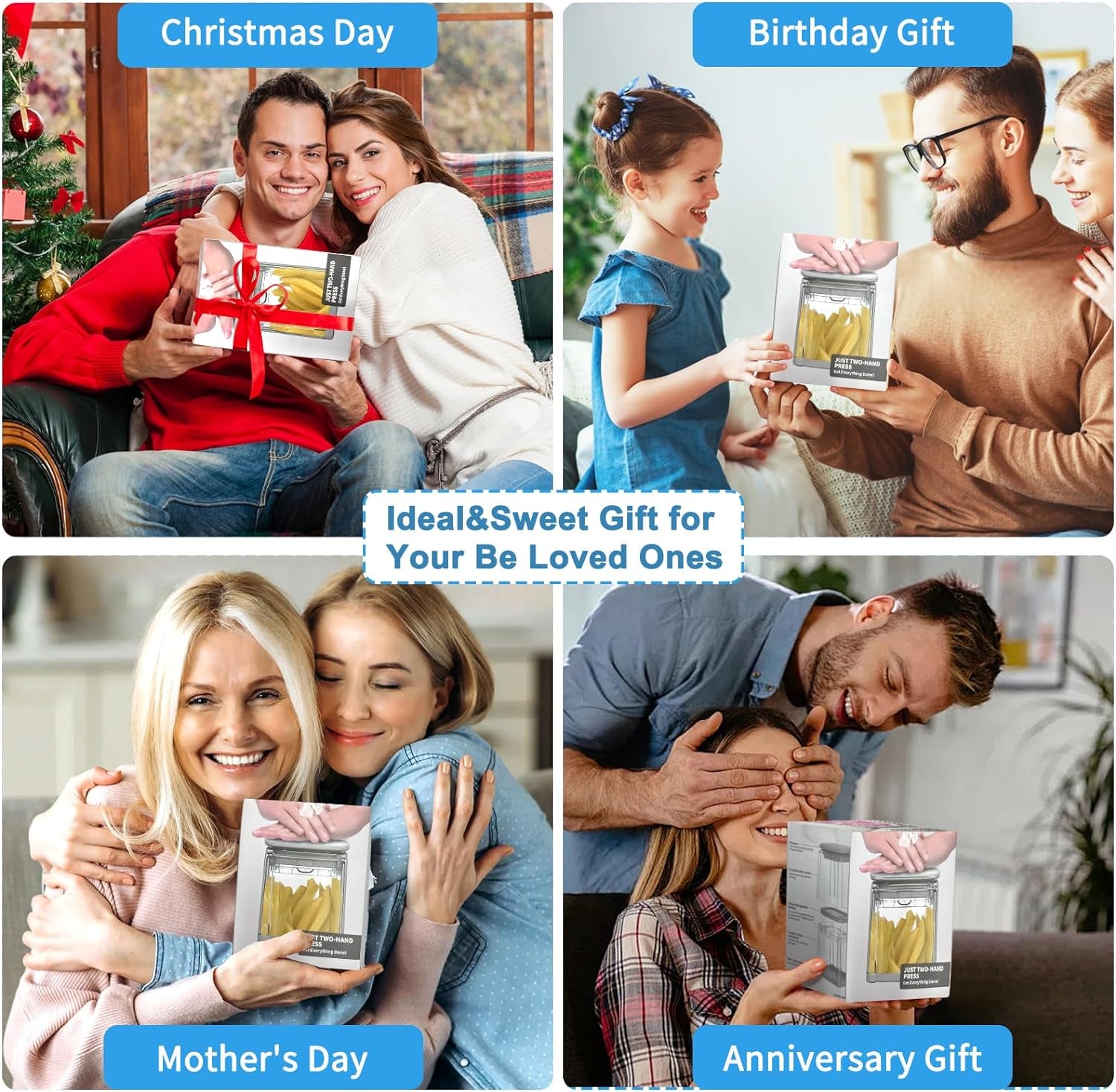 Potato Slicer French Fry Cutter Veggie Chopper Potato Cutter for Fries Potato Onion Cutter Food Chopper Manual Hand Vegetable Cutter Dicer (1 Blade)