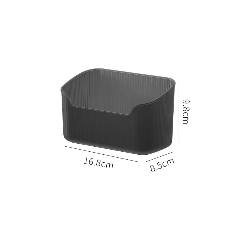 Desktop Cosmetics Storage Box Toiletries Cotton Swab Container Bathroom Accessories Brushes Makeup Organizer Case Lipsticks Box