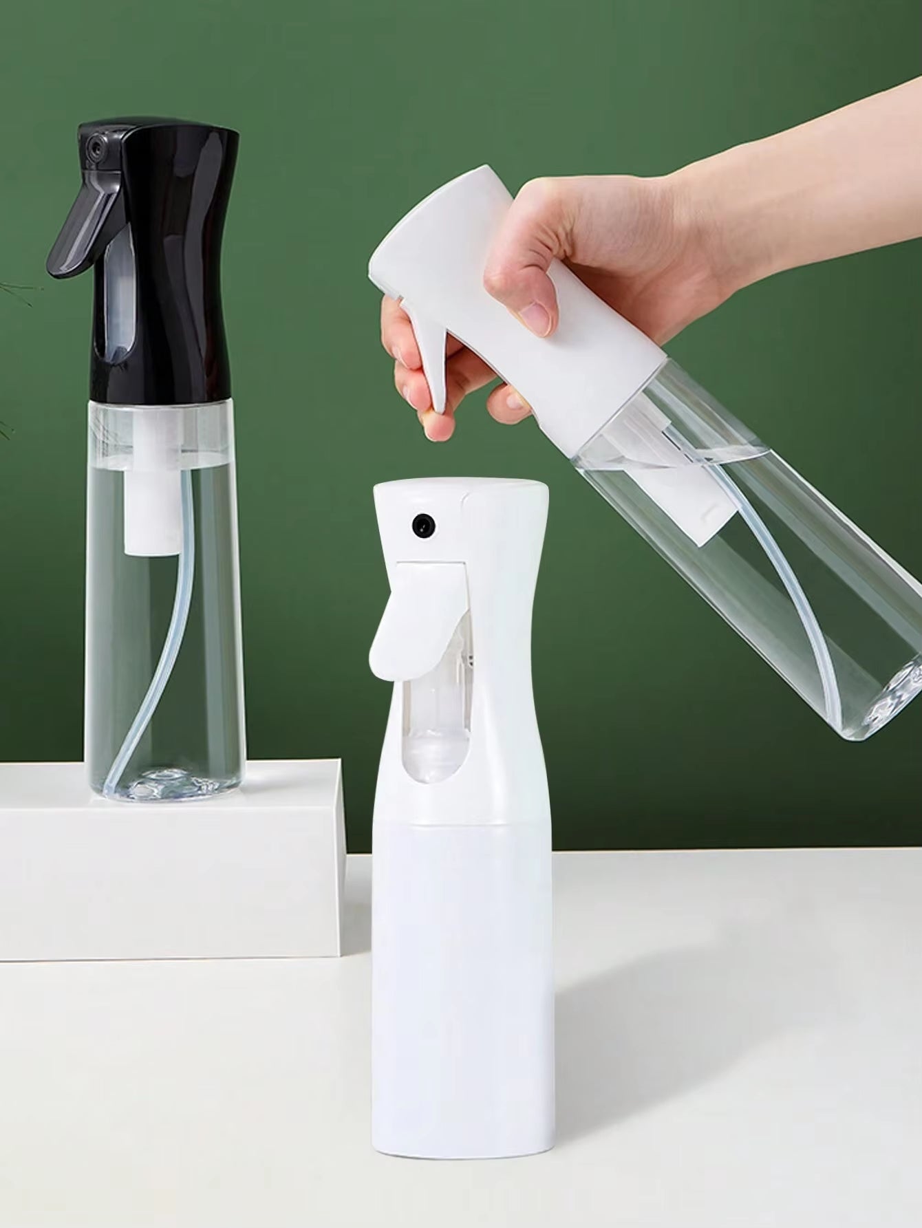 500/200/300Ml Spray Bottle Refillable High Pressure Mist Bottle Hair Care Plant Watering Sprayer Water Alcohol Liquid Mist Spray