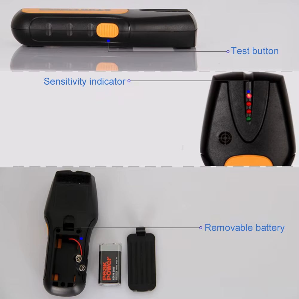 Wall Scanner Metal Detector Metal Wood Stud Finder AC Live Wires Copper Finder Depth Tracker Electric Detection Instrument
