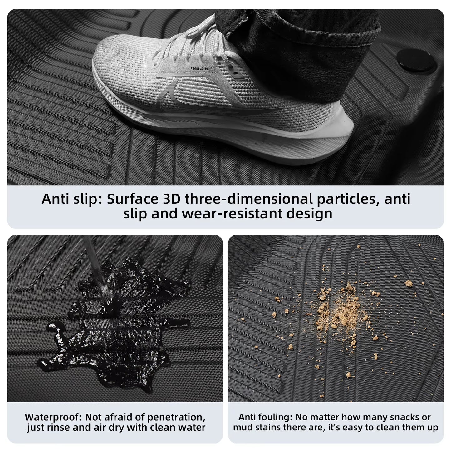 For Chevrolet Chevy Bolt EV 2022 2023 2024 Car Floor Mats Cargo Liner Trunk Pad TPE 3D Left Hand Drive