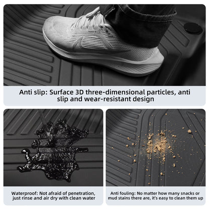 For Chevrolet Chevy Bolt EV 2022 2023 2024 Car Floor Mats Cargo Liner Trunk Pad TPE 3D Left Hand Drive