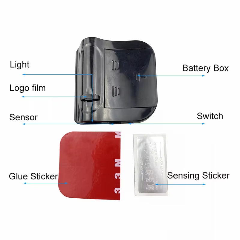 1PC Wireless Led Car Door Welcome Laser Projector Logo Ghost Shadow Night Lights No Magnet DC 5V Courtesy Lamp Car Accessories