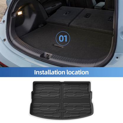 For Chevrolet Chevy Bolt EV 2022 2023 2024 Car Floor Mats Cargo Liner Trunk Pad TPE 3D Left Hand Drive