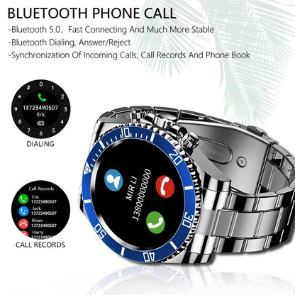 2025 New Men'S Smart Watch 1.3" AMOLED HD Screen GPS Exercise Tracking Heart Rate Bluetooth Call Fashion Women'S Smart Watch