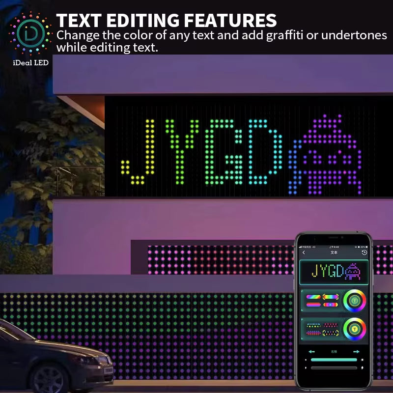 400Leds Smart Curtain Lights Bluetooth LED String RGBIC DIY Music Change Display for Window Bedroom Christmas Party Decoration