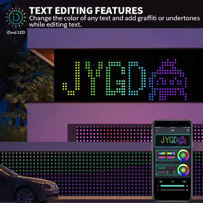 400Leds Smart Curtain Lights Bluetooth LED String RGBIC DIY Music Change Display for Window Bedroom Christmas Party Decoration