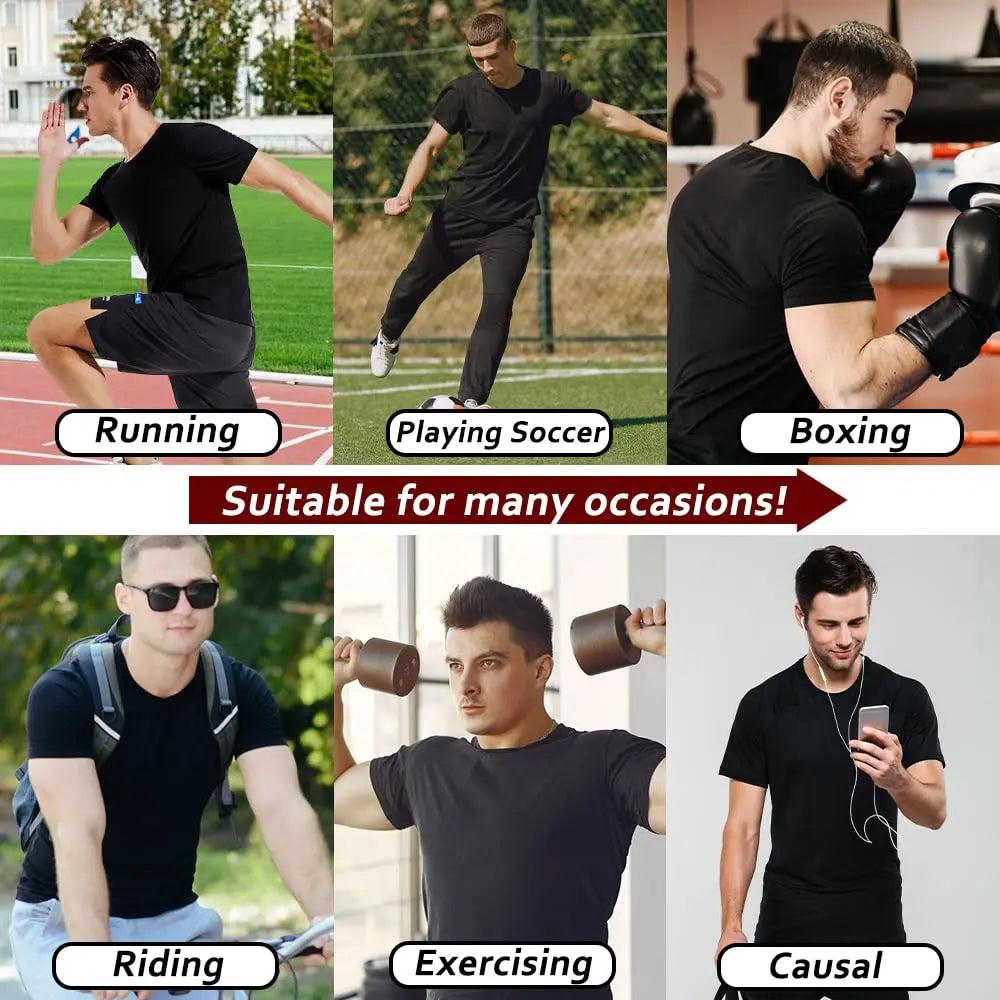 Men'S Sauna Suit T-Shirt Heat Trapping Sweat Compression Vest Shapewear Top Gym Exercise Shaper Belly Control Fat Burn Shirt
