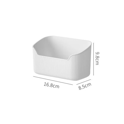 Desktop Cosmetics Storage Box Toiletries Cotton Swab Container Bathroom Accessories Brushes Makeup Organizer Case Lipsticks Box